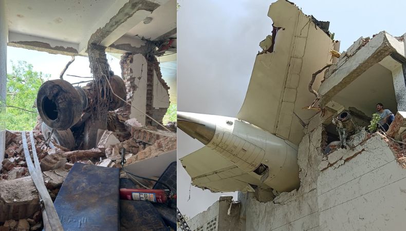 Un Boeing 787 de la compañía Air India se estrelló este jueves en la ciudad de Ahmedabad poco después de despegar.