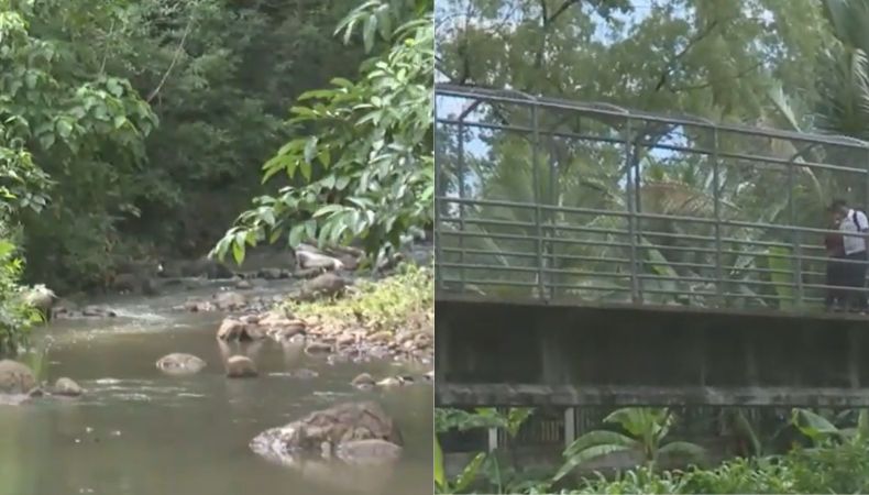 Con la época lluviosa, el incremento del caudal del río Los Apantes representa un riesgo para quienes a diario transitan por el sector.