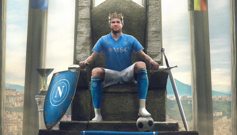 Napoli hizo oficial la llegada del centrocampista belga Kevin De Bruyne tras su salida del Manchester City.