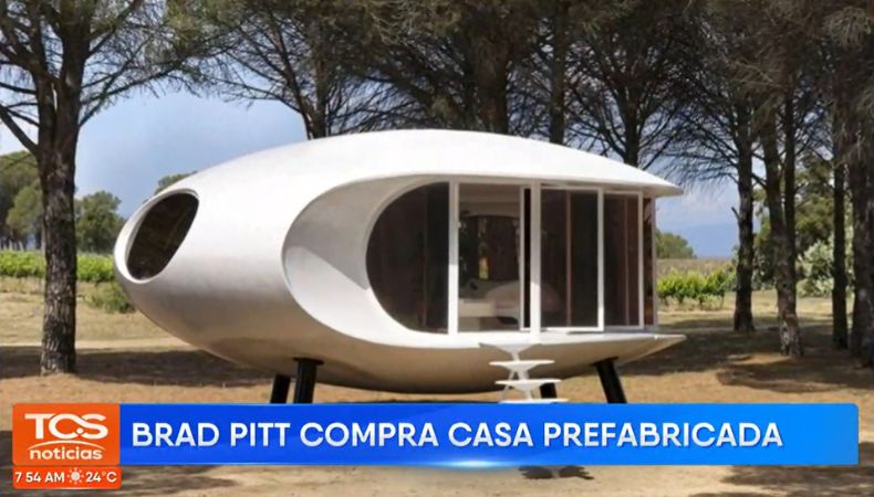 Brad Pitt trasladó desdeEspaña esta joya arquitectónica de los años 60 restaurada por el francés Clément Cividino.