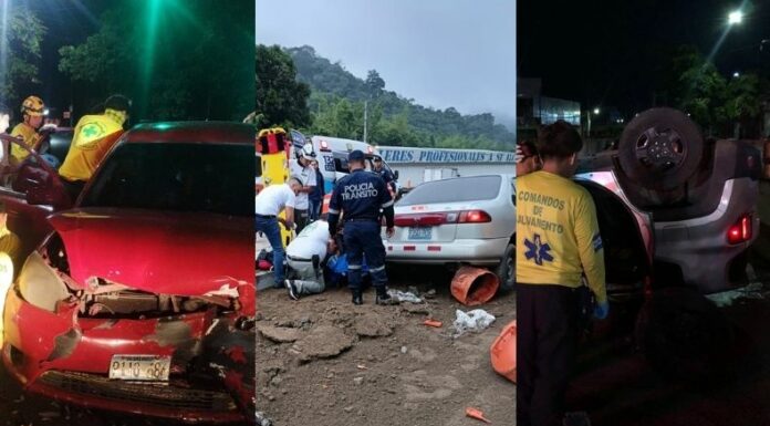 En las últimas horas se han registrado varios accidentes de tránsito que han dejado seis lesionados y dos capturados por conducción peligrosa.