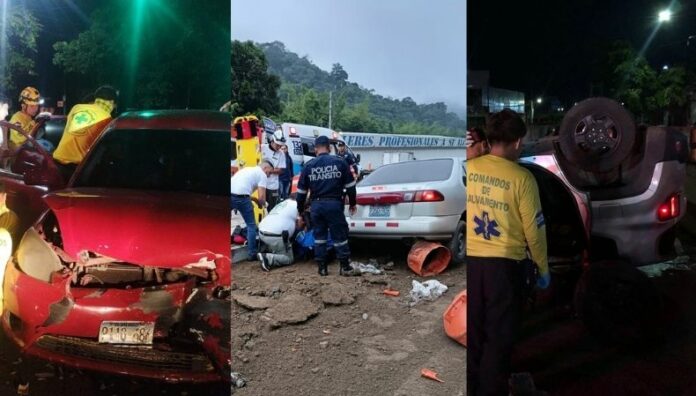 En las últimas horas se han registrado varios accidentes de tránsito que han dejado seis lesionados y dos capturados por conducción peligrosa.