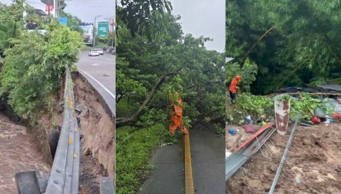 Las lluvias de las últimas horas han provocado estragos en diferentes sectores del territorio salvadoreño.