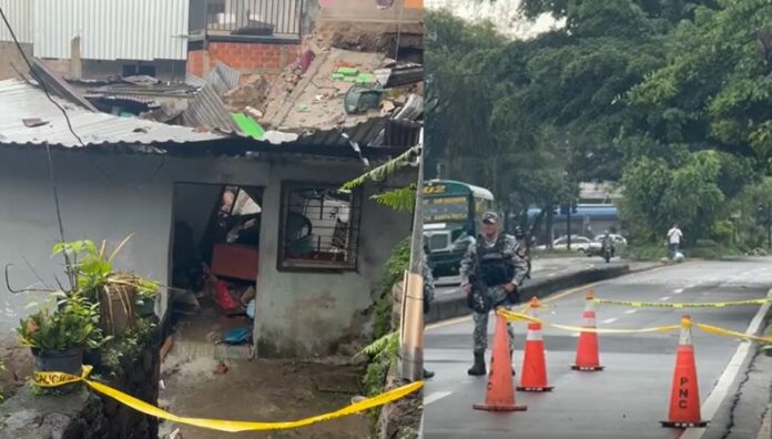 Lluvias provocan colapso de muro en comunidad Nueva Israel Las fuertes lluvias registradas en las últimas horas provocaron el colapso de un muro y a la evacuación de familias.