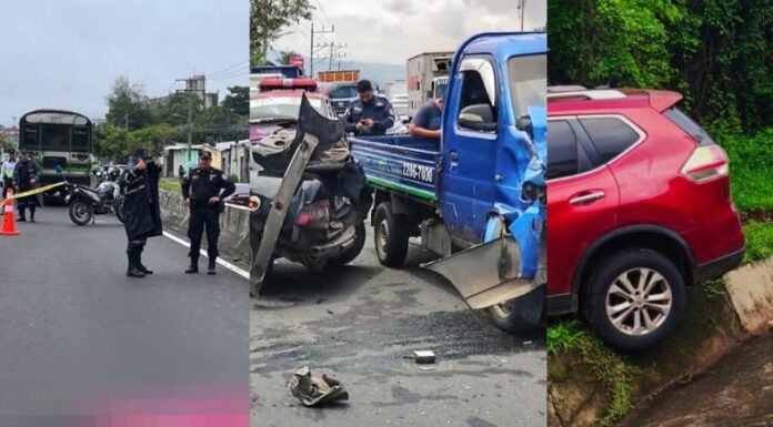 En las últimas horas se han registrado accidentes de tránsito en diferentes puntos del país que han dejado una persona fallecida.