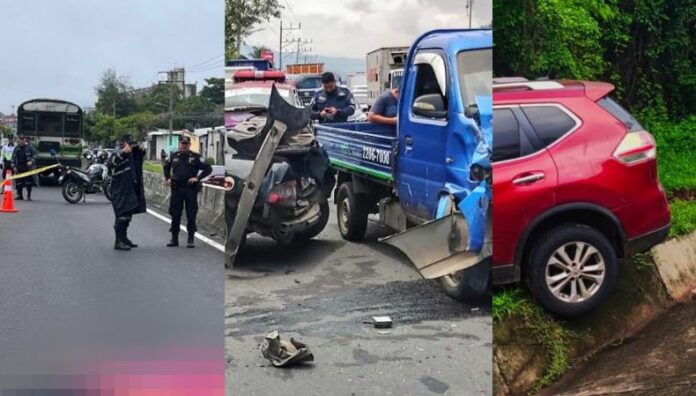 En las últimas horas se han registrado accidentes de tránsito en diferentes puntos del país que han dejado una persona fallecida.