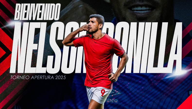 Club Deportivo FAS confirmó el fichaje del delantero nacional, Nelson Bonilla, para el Torneo Apertura 2025.
