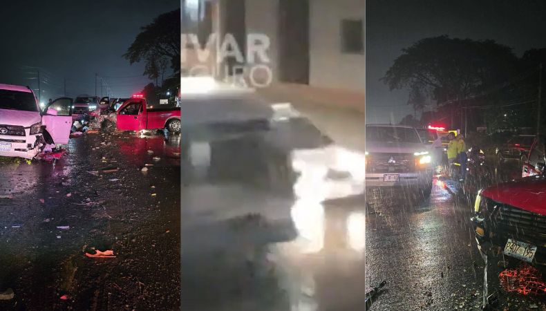 En las últimas horas se han registrado accidentes de tránsito en diferentes puntos del país, que han dejado varios lesionados.