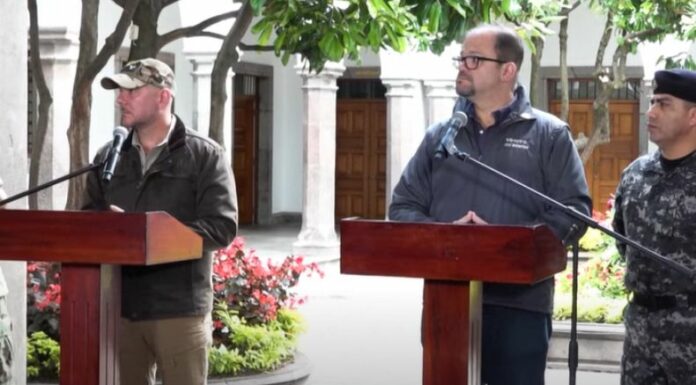 El ministro del Interior de Ecuador manifestó este jueves que el país se encuentra en alerta tras la recaptura de “Fito”.