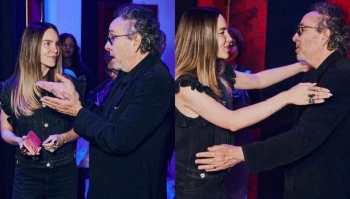 Belinda presume grato encuentro con Tim Burton Belinda y Tim Burton coincidieron en la inauguración de una exposición inmersiva en México. Ambos protagonizaron un intercambio de regalos.