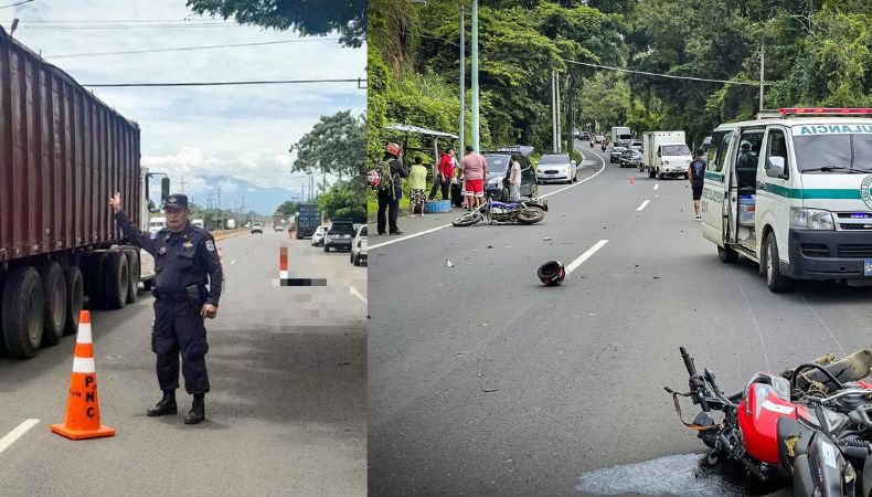 Un peatón falleció este día tras ser atropellado en Acajutla.