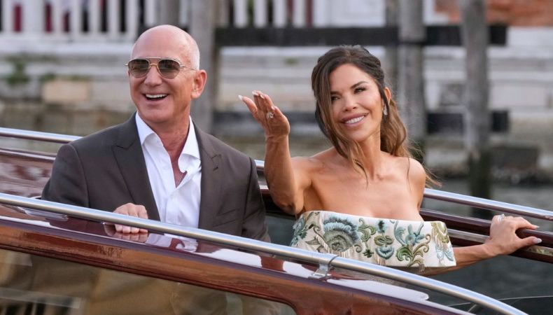 Lauren Sánchez y Jeff Bezos se dieron el 