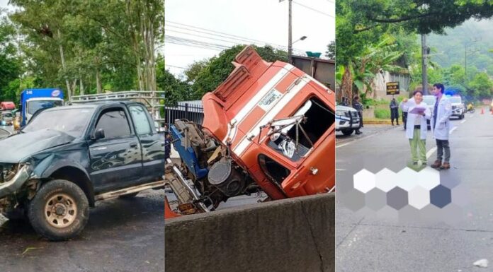 En las últimas horas se han registrado accidentes de tránsito, que han dejado un peatón fallecido y varios lesionados.