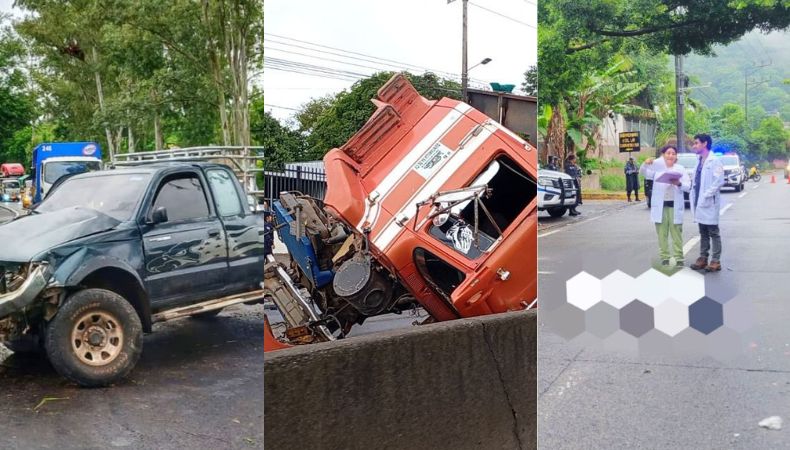 En las últimas horas se han registrado accidentes de tránsito, que han dejado un peatón fallecido y varios lesionados.