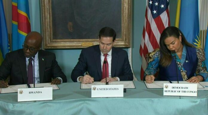 Ruanda y la República Democrática del Congo firmaron en Washington un acuerdo histórico para poner fin al conflicto armado.