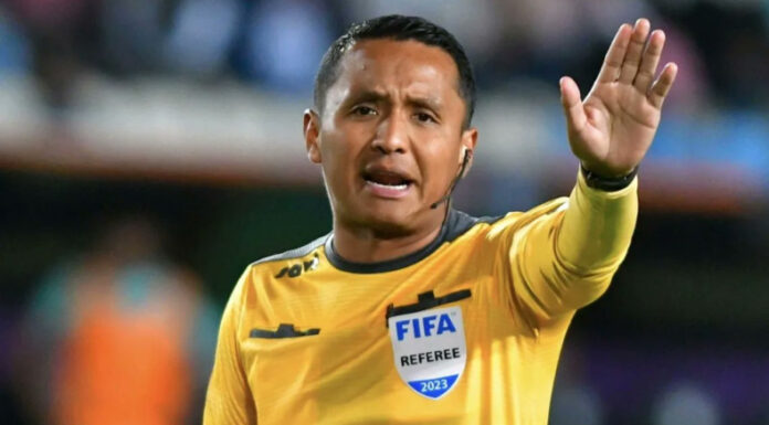 Iván Barton fue designado por FIFA como árbitro principal del duelo entre italianos y brasileños en octavos de final del Mundial de Clubes.