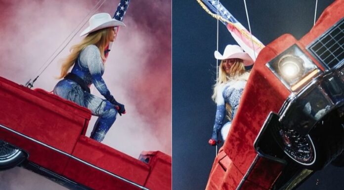 Un desperfecto técnico en pleno concierto provocó que el vehículo suspendido donde viajaba Beyoncé se inclinara peligrosamente. La rápida reacción de la cantante evitó una tragedia.