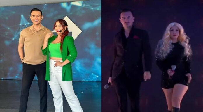 Prendi2, el programa que se transmite cada domingo, sorprendió a la audiencia con la llegada de Miguel Bosé y Paulina Rubio que interpretaron la canción 