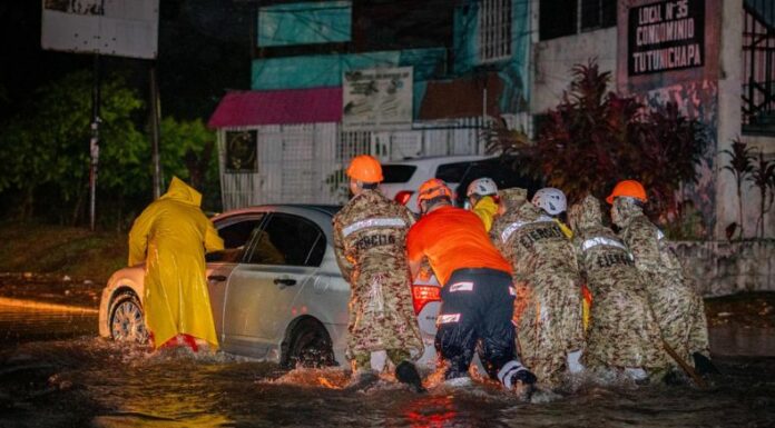 Las fuertes lluvias registradas la noche del martes causaron inundaciones, caídas de árboles y deslizamientos.