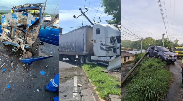 En las últimas horas se han registrado accidentes de tránsito que han dejado varias personas lesionadas.