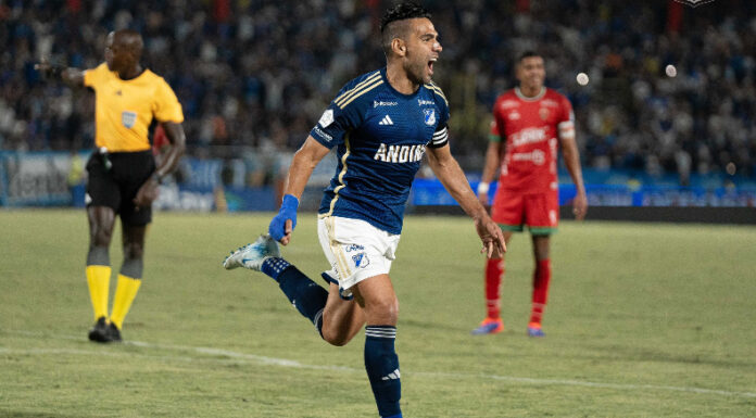 El delantero Radamel Falcao disputó dos torneos con el Millonarios FC de Colombia tras su paso por equipos de Europa.