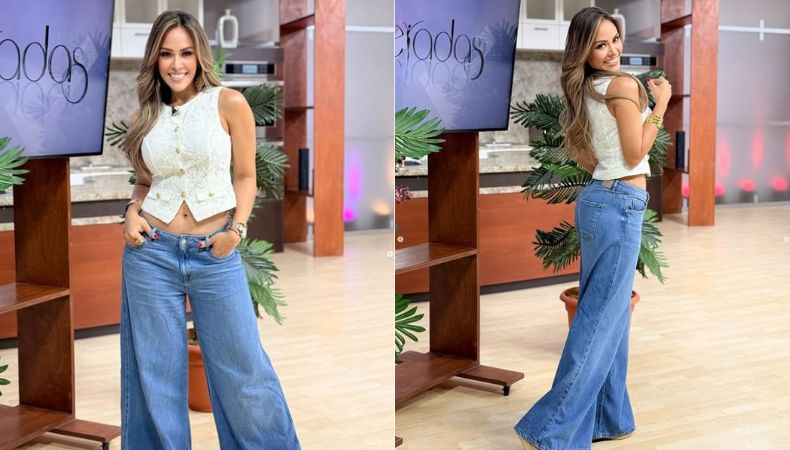 Luciana Sandoval sorprendió a todos los televidentes con un espontáneo y encantador baile al ritmo de 