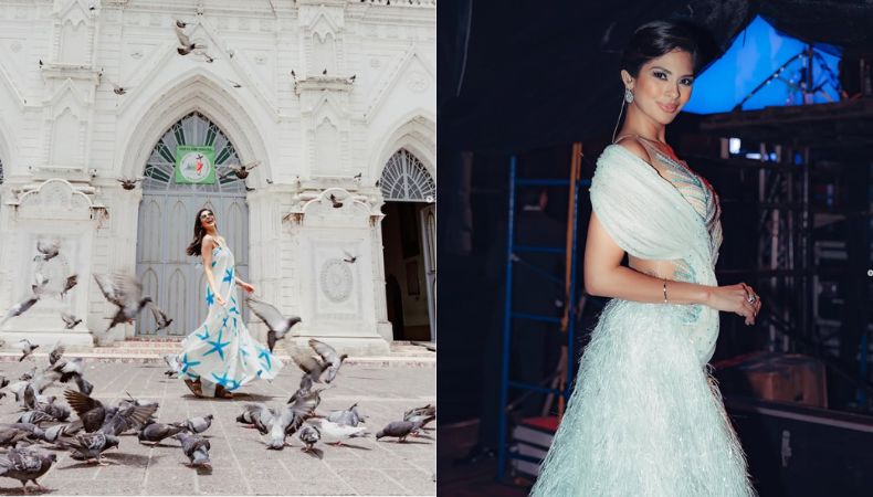 La ex Miss Universo 2023, coronada en El Salvador, volvió al país para ser la conductora de la gala de coronación de la Reina de las Fiestas Julias Santa Ana. Su paso por la Ciudad Morena estuvo lleno de alegría.