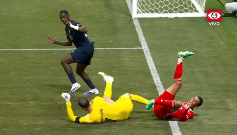 Jamal Musiala sufrió una grave lesión sobre el final del primer tiempo en el duelo de cuartos de final ante el PSG.