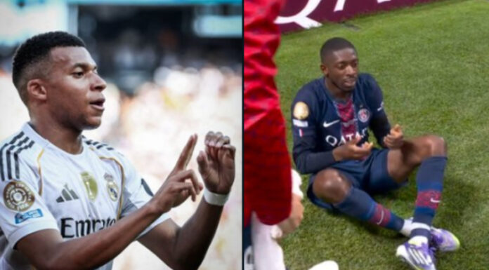 Kylian Mbappé y Ousmane Dembélé festejaron sus goles en homenaje a Diogo Jota en los cuartos de final del Mundial de Clubes.