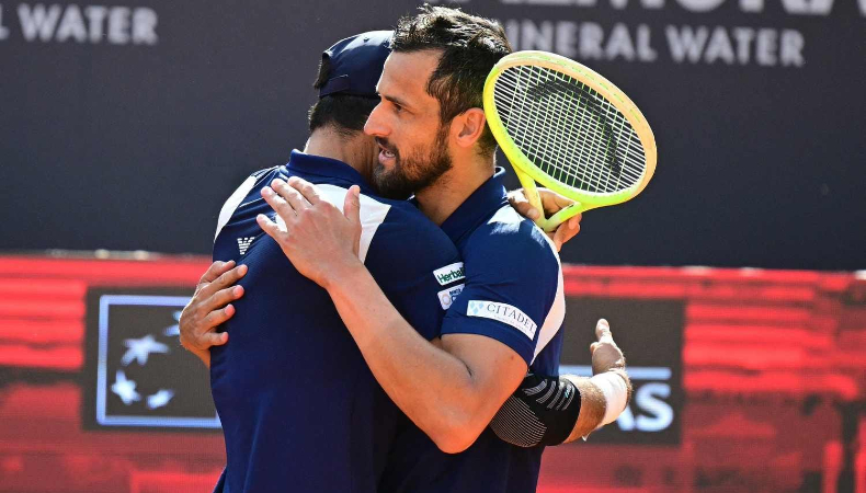 Marcelo Arévalo junto al tenista croata avanzaron a semifinales luego de vencer a los franceses Edouard Roger-Vasselin y Hugo Nys.