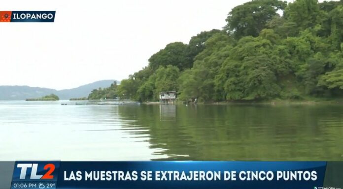 Una investigación reveló la presencia de cianobacterias en el lago de Ilopango, que podrían representar un riesgo para los habitantes y turistas.