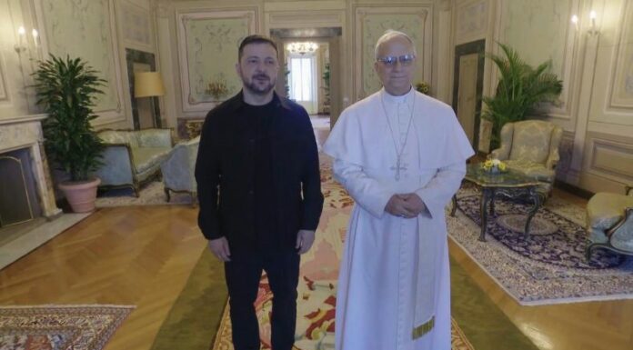 Volodimir Zelenski se reunió este miércoles con el papa León XIV, un día antes de la conferencia internacional en Roma sobre la reconstrucción de Ucrania.