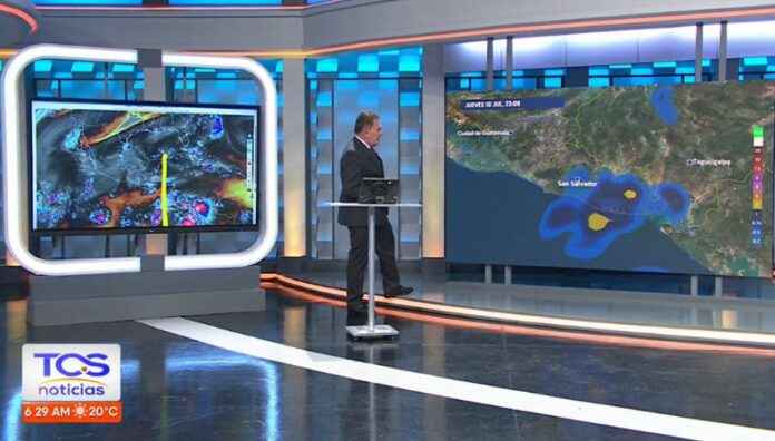 Se esperan lluvias para el final de la tare o inicio de la noche Onda Tropical en tránsito podrá traer lluvias a El Salvador, al final de la tarde e inicio de la noche, en prácticamente todo el territorio.