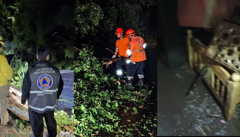 Lluvias generan afectaciones en varios puntos del país