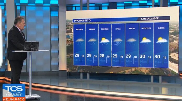 Los pronósticos indican el paso de una nueva Onda Tropical, que afectaría al país con lluvia después de media tarde o la noche del domingo.