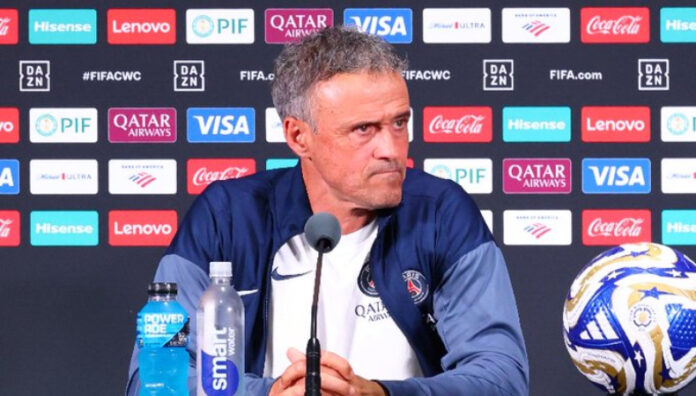 Luis Enrique entrenador del PSG El técnico español Luis Enrique habló tras la goleada del Chelsea al PSG en la final del Mundial de Clubes.