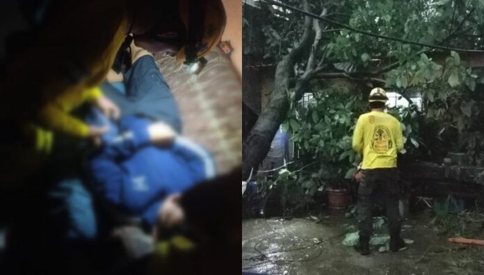 Menor de 15 años lesionado por rayo en Guazapa El menor se encontraba en el patio de su casa, en Guazapa, cuando un rayo cayó. Fue trasladado a FOSALUD Aguilares.