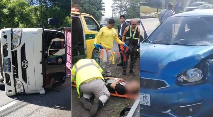 En las últimas horas se han reportado diversos accidentes de tránsito que dejaron como saldo al menos cuatro personas lesionadas.