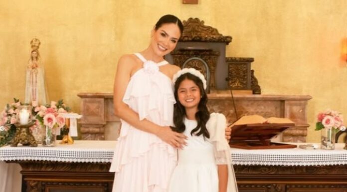 Ana Pao Sifuentes vivió un momento familiar muy especial durante el fin de semana, al acompañar a su hija Camila en su Primera Comunión. Al evento asistieron las conductoras de Liberadas.