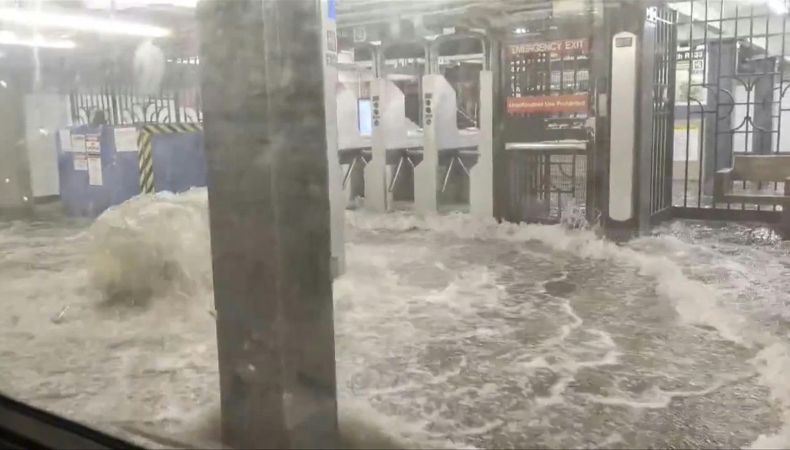 Lluvias intensas azotaron el noreste de Estados Unidos, provocando inundaciones repentinas en zonas de Nueva York y Nueva Jersey.
