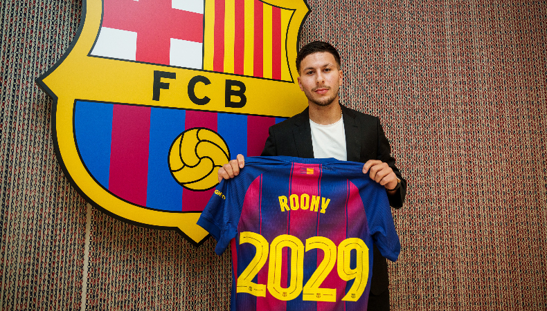 Roony Bardghji fichó por cinco temporadas con el FC Barcelona tras su paso por el Copenhague de Dinamarca.
