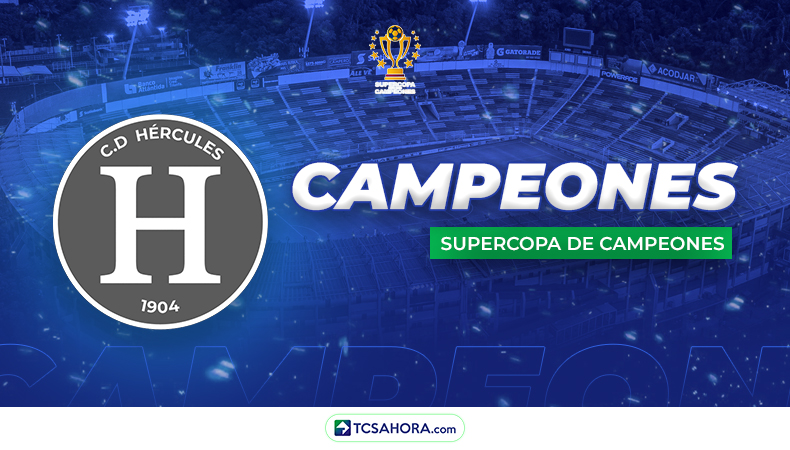 Club Deportivo Hércules derrotó a los “albos” del Alianza en la gran final de la Supercopa de Campeones de la Primera División.