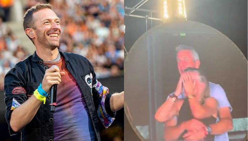 Kiss Cam de Coldplay expone posible infidelidad en concierto