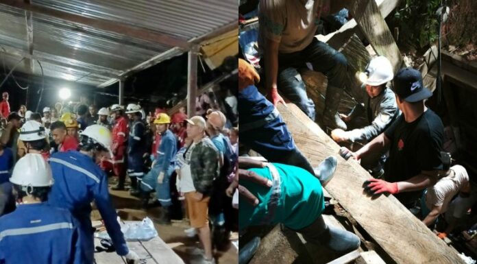 Los 18 trabajadores que quedaron atrapados en una mina de oro en el noroeste de Colombia fueron rescatados con vida durante la madrugada.