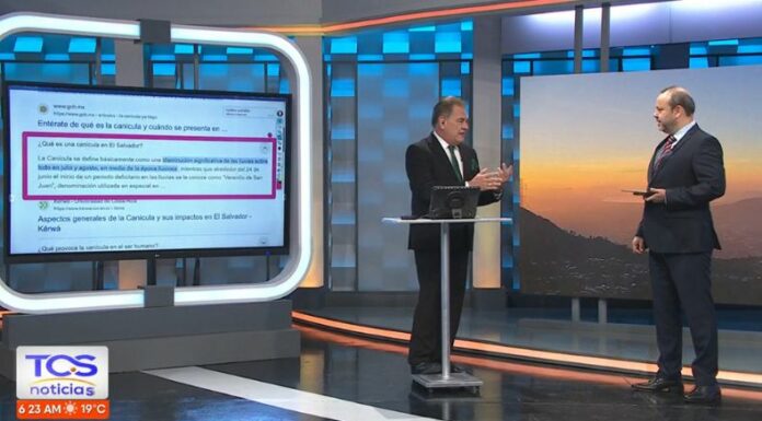 En la sección del clima presentada por Moisés Urbina hubo 