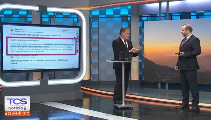 En la sección del clima presentada por Moisés Urbina hubo 