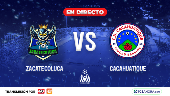 PORTADA ZACATECOLUCA VS CACAHUATIQUE Repasa los detalles del partido de la fecha 1 del Torneo Apertura 2025 de la Liga Mayor de Fútbol entre Zacatecoluca y Cacahuatique.