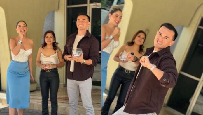 Larissa, Marjorie y Víctor compiten en reto del abecedario La conductora de