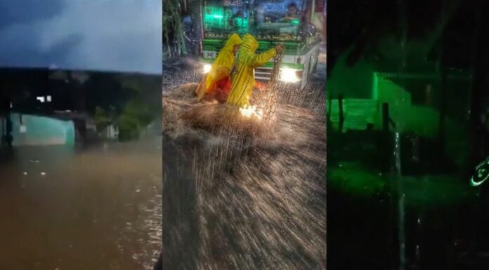 Las fuertes lluvias de las últimas horas han provocado inundaciones en diferentes puntos del territorio salvadoreño.