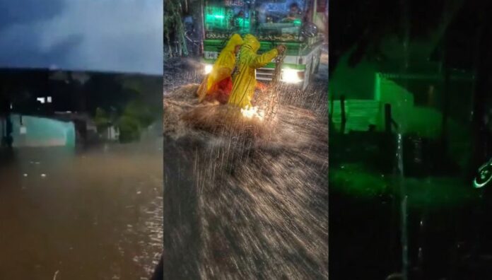 Fuertes lluvias provocan inundaciones en diferentes zonas del país Las fuertes lluvias de las últimas horas han provocado inundaciones en diferentes puntos del territorio salvadoreño.